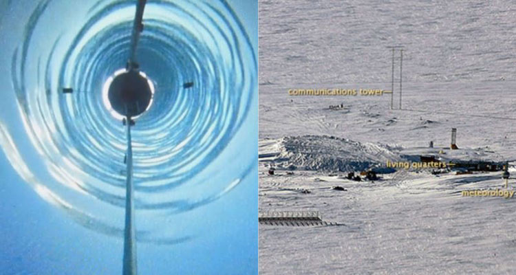 Vostok Gölü’nün suyunun sıcaklığı -3 derece 